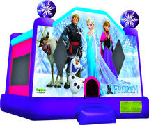 Disney Frozen Bounce House with Basketball Hoop Disney Frozen Bounce House with Basketball Hoop
