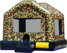 Camoflauge Bounce House with Basketball Hoop Camoflauge Bounce House with Basketball Hoop