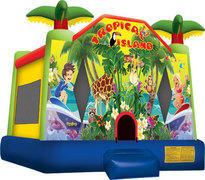 Tropical Island Theme Bounce House Tropical Island Theme Bounce House